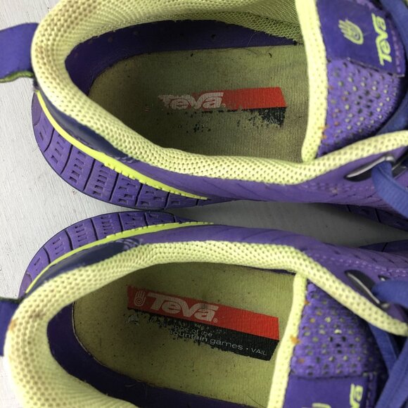 Teva Women's Size 8 Gnarkosi Violet Purple Watersport Sneakers Drain Frame Tech - Picture 11 of 13